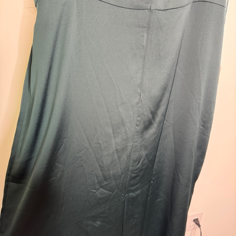 BHLDN Cali Forest Green Cowl Neck Midi Dress 22 - Picture 9 of 9
